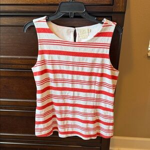 Anthropologie Vanessa Virginia Flared Striped Tank Top